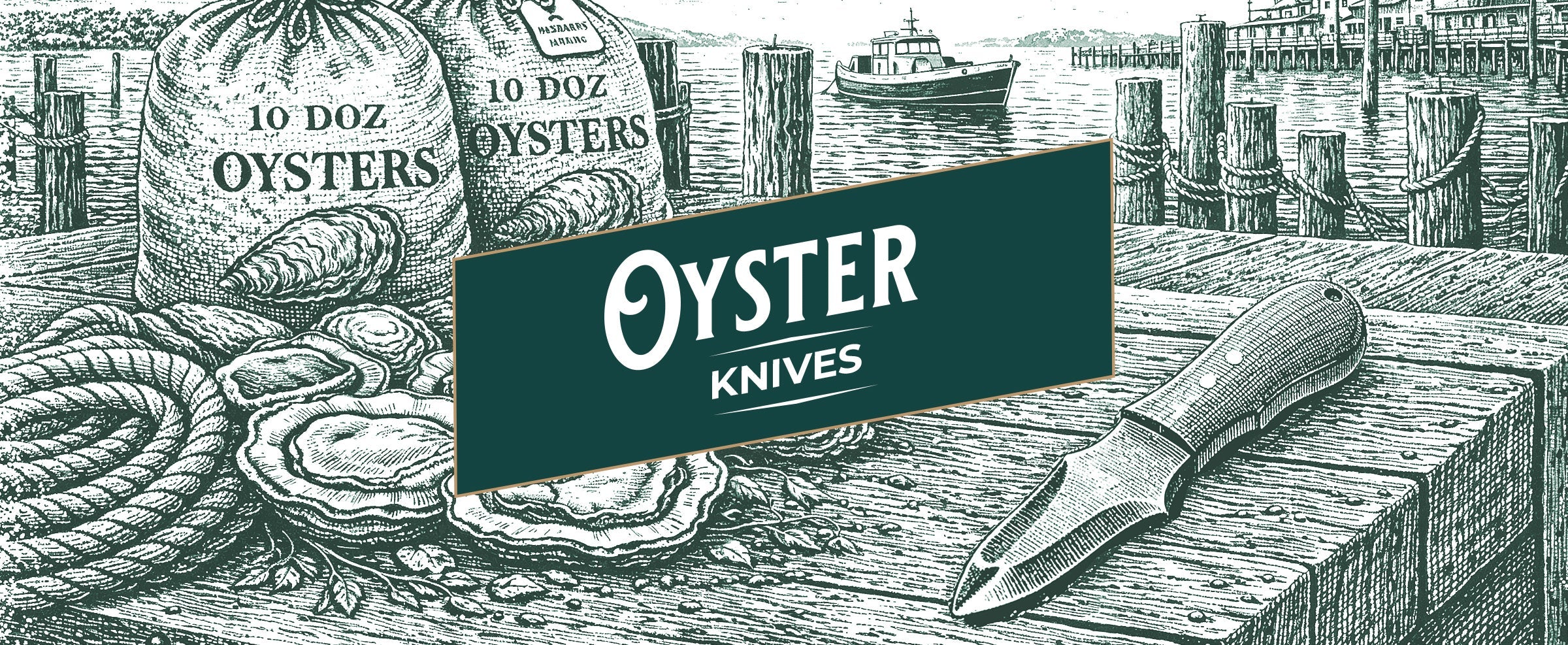 Oyster Shucker Knives | Premium Oyster Knives by Woody Brand