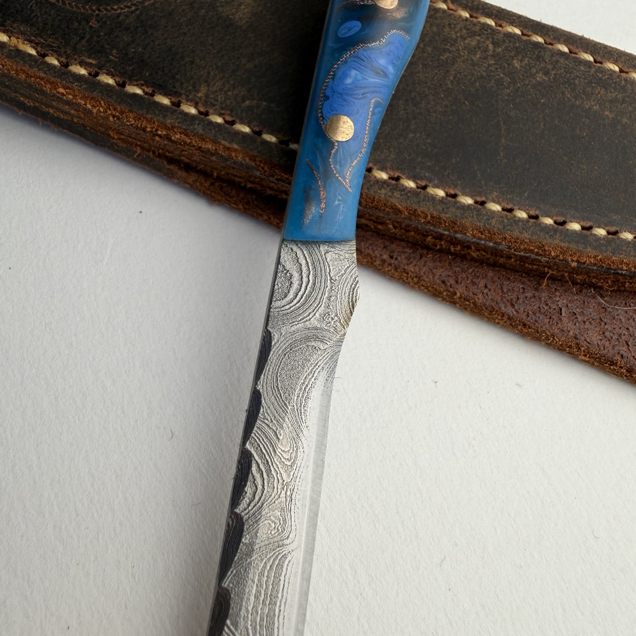 Woody's Damascus Starry Night Small Wonder (Handmade One & Only)