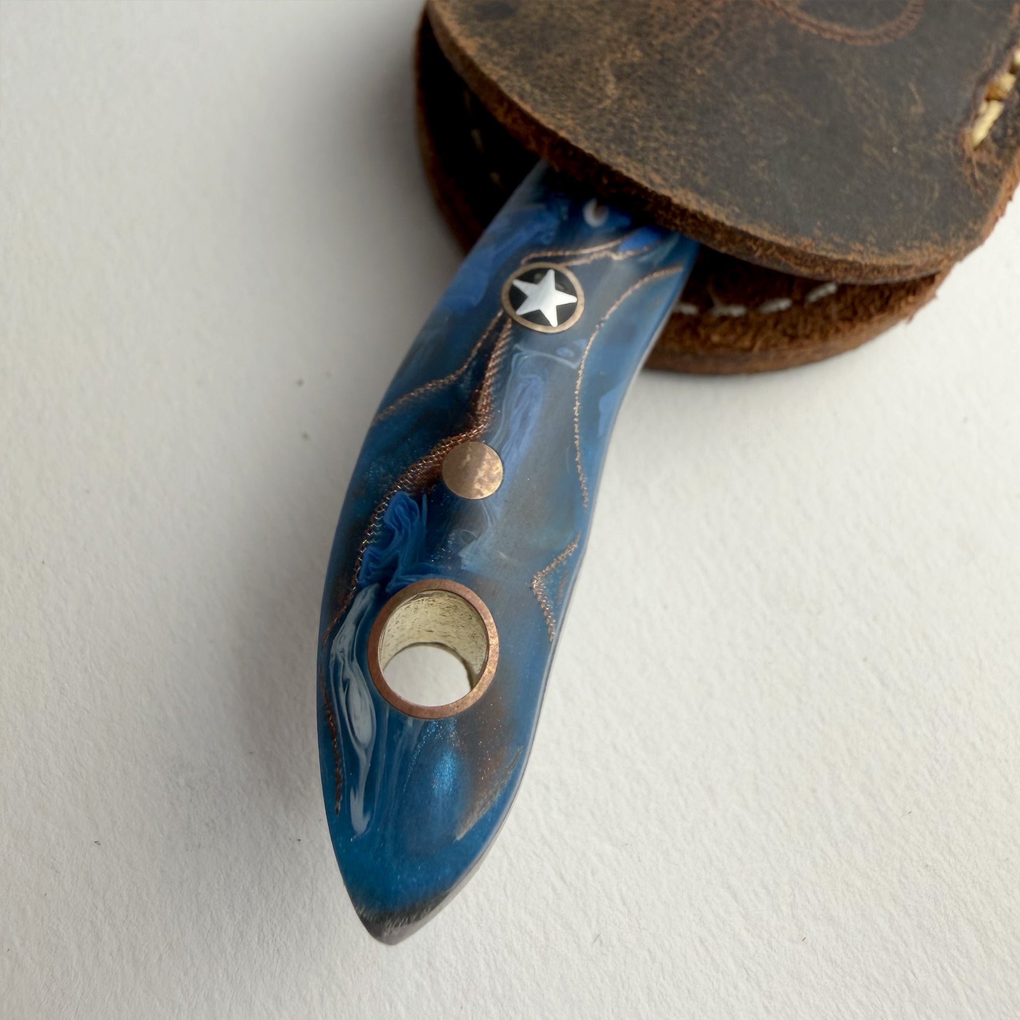 Woody's Damascus Starry Night Small Wonder (Handmade One & Only)