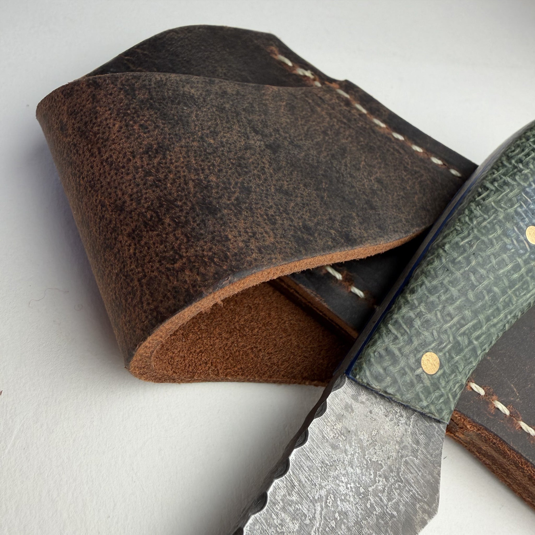 Woody's Damascus TR Max Field Knife