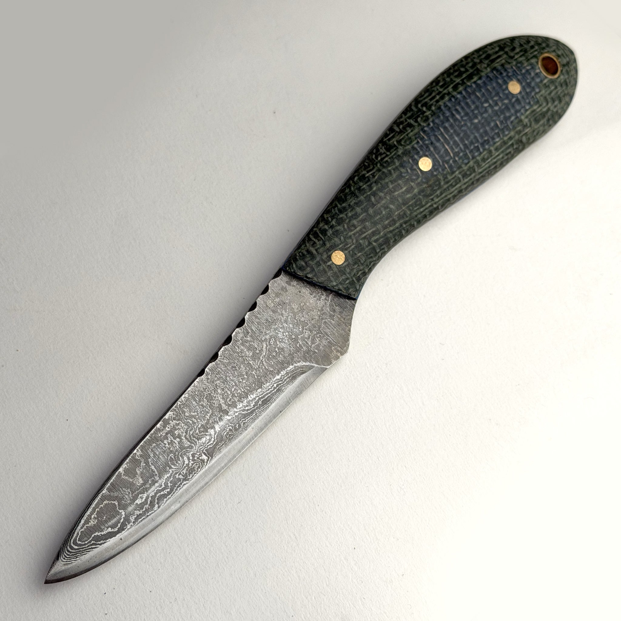 Woody's Damascus TR Max Field Knife