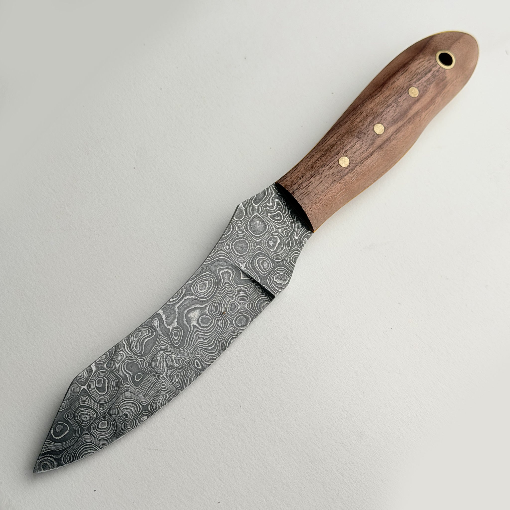 Gus' BuckShot Bama Damascus Gent's Sunday Carry Razor