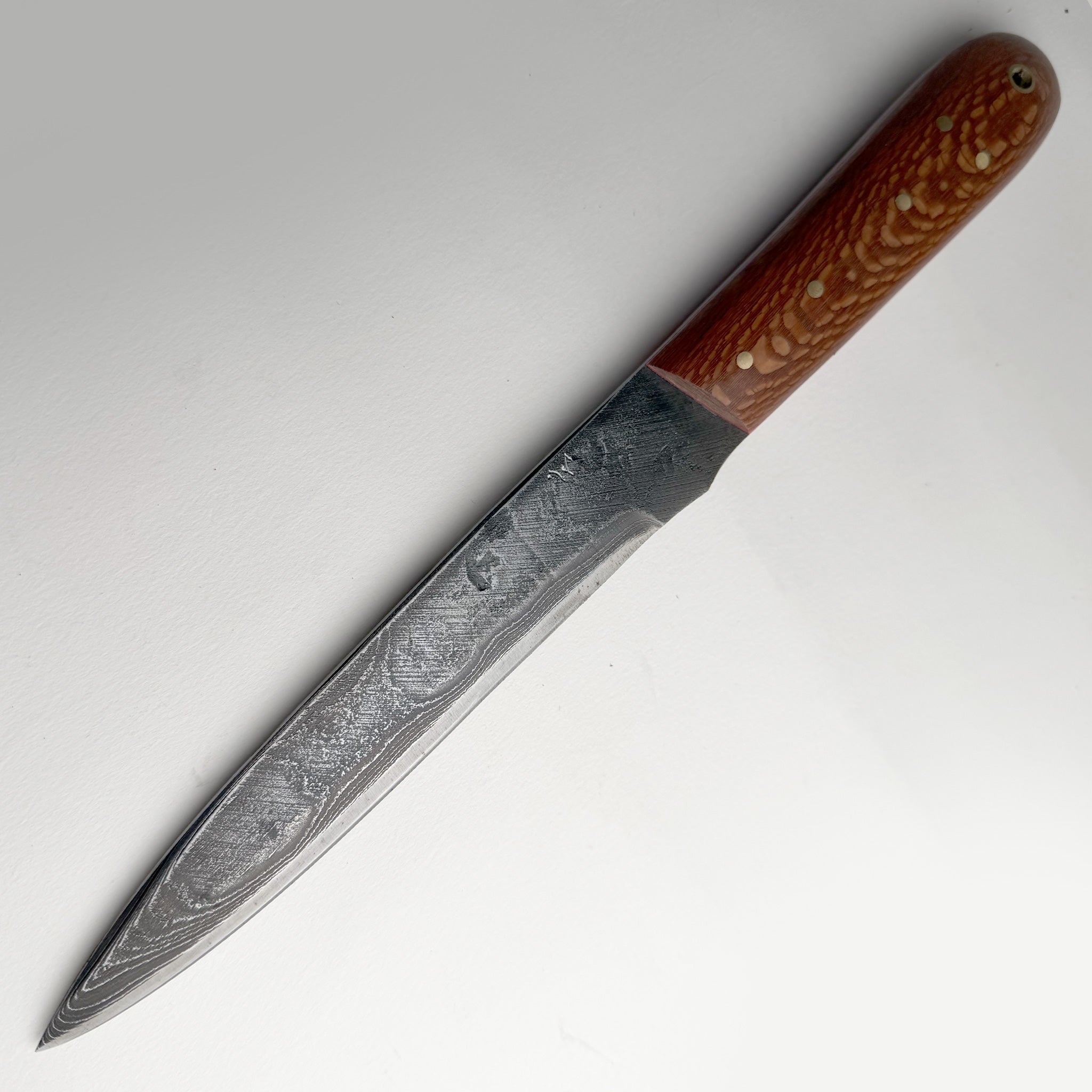 Woody's Damascus Finnish Style PUUKKO Knife