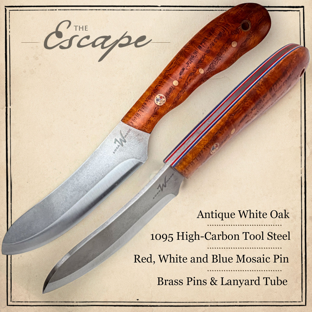 Handmade Bi-and-a-Half 9" Frontier Escape