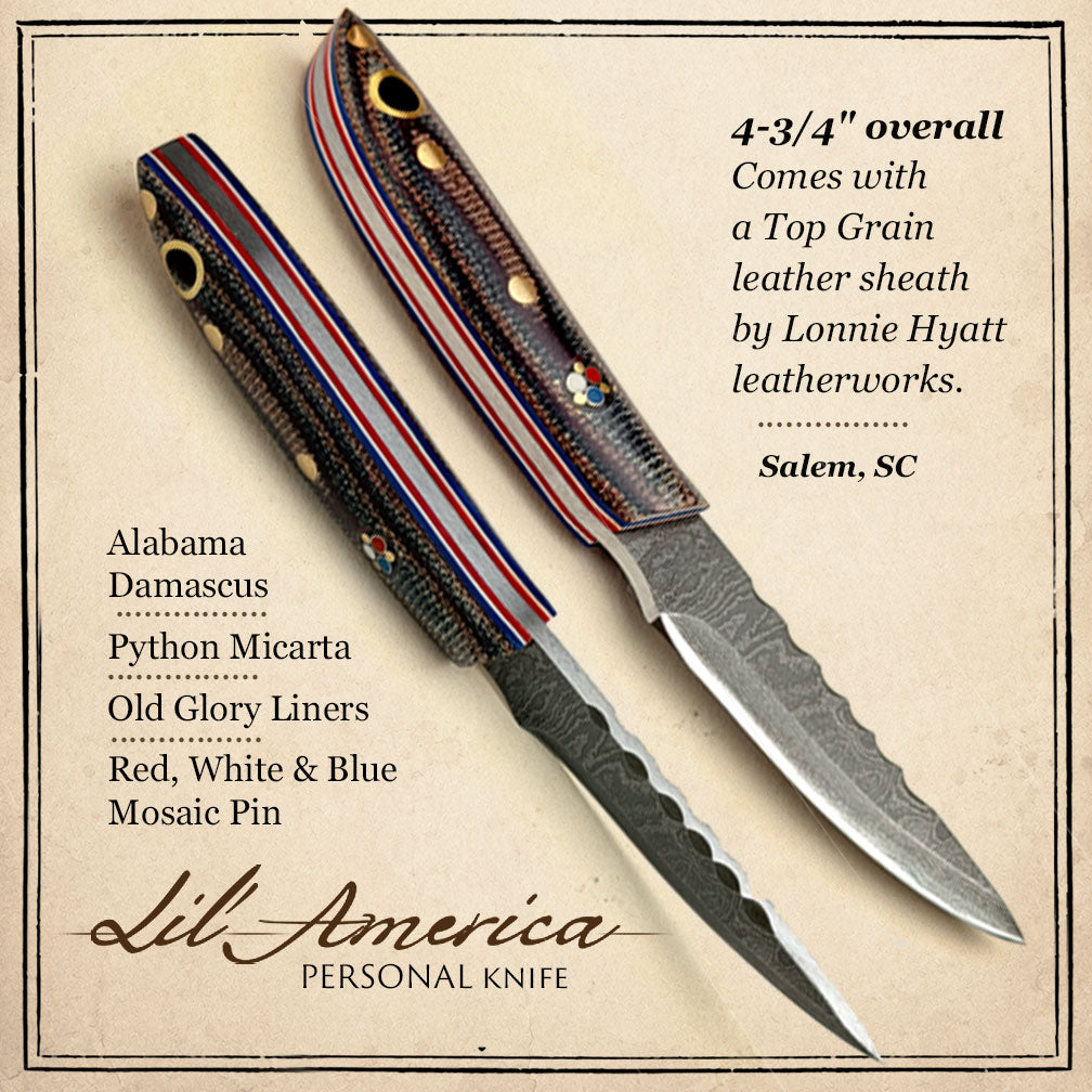 Handmade Bi-and-a-Half 4-3/4" Inaugural LIl' America