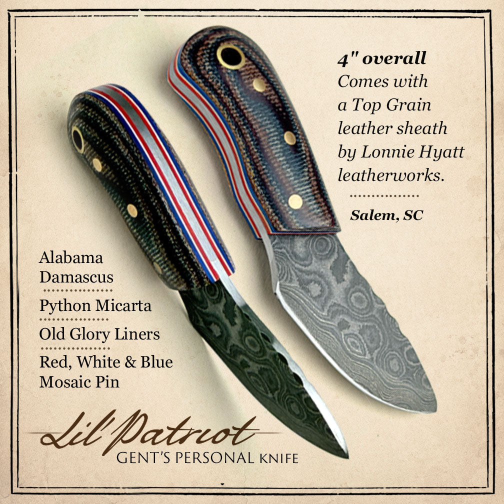 Handmade Bi-and-a-Half 4" Inaugural LIl' Patriot