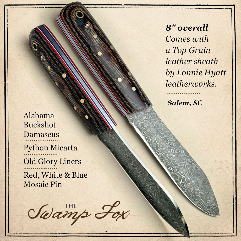 Handmade Bi-and-a-Half 8" Inaugural SwampFox