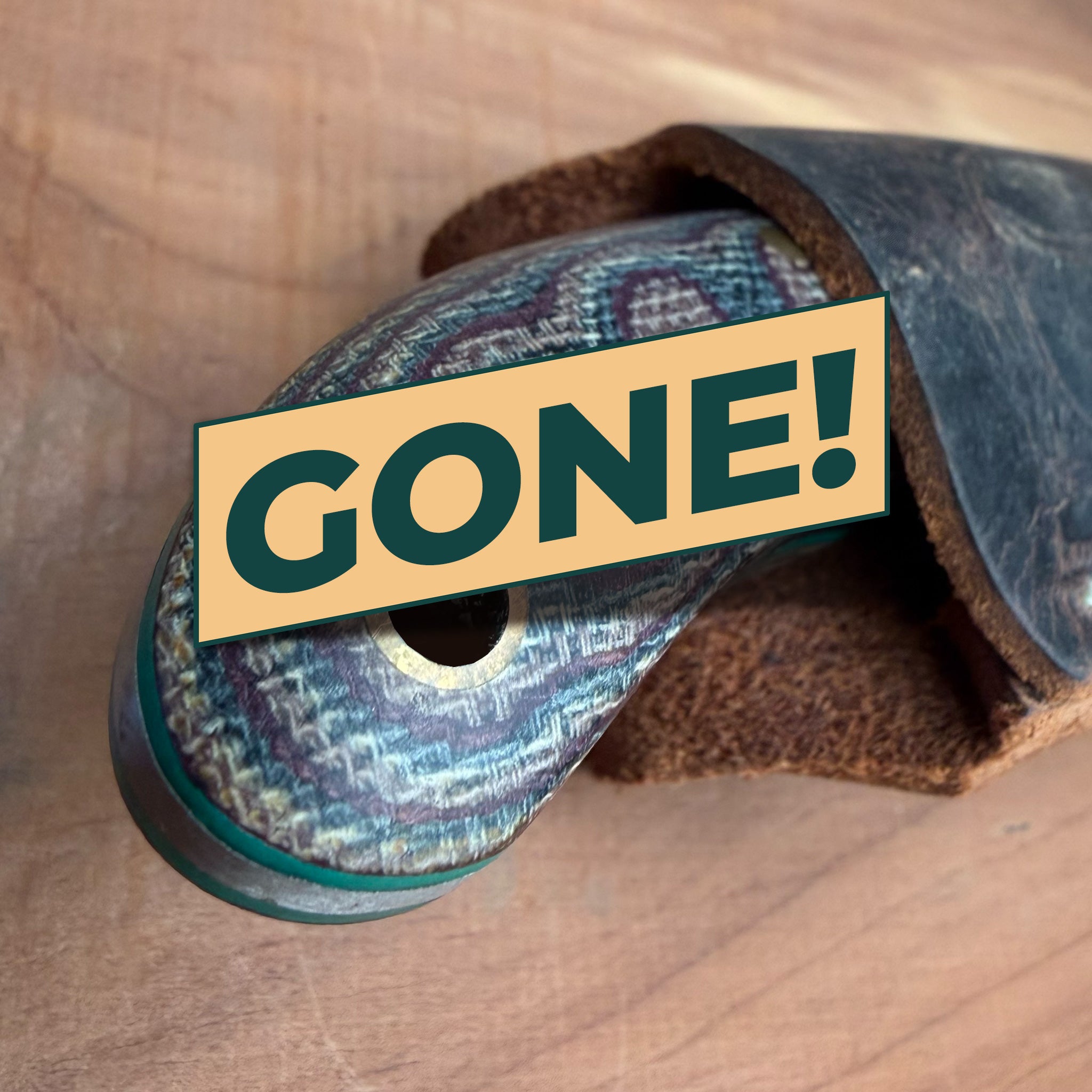 One & Only Damascus Python Micarta Modified  Southern Lady