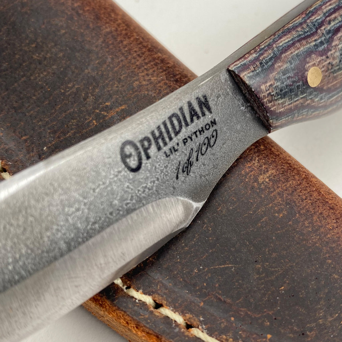Python Woody The Ophidian Lil' Python SOLD OUT – Woody Brand Knives