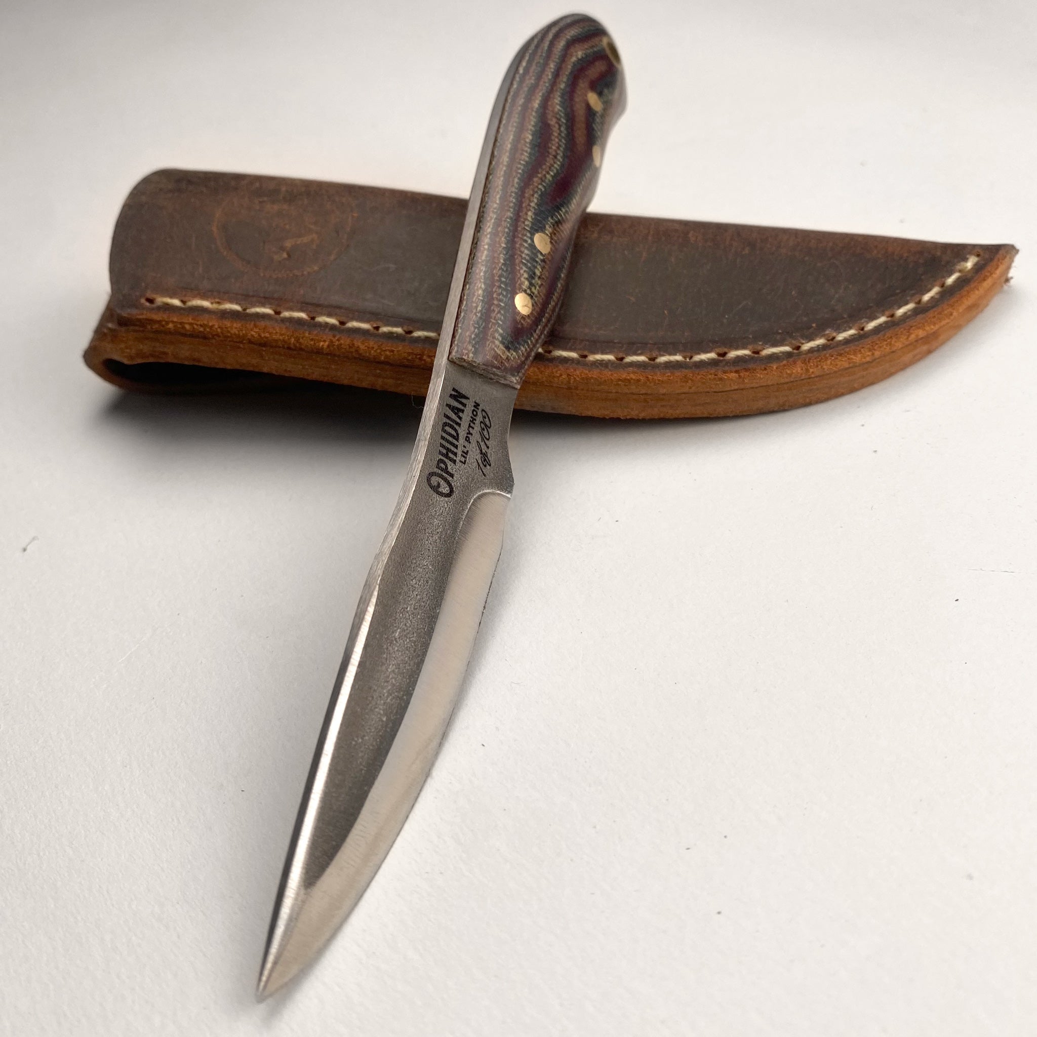 Python Woody The Ophidian Lil' Python SOLD OUT – Woody Brand Knives