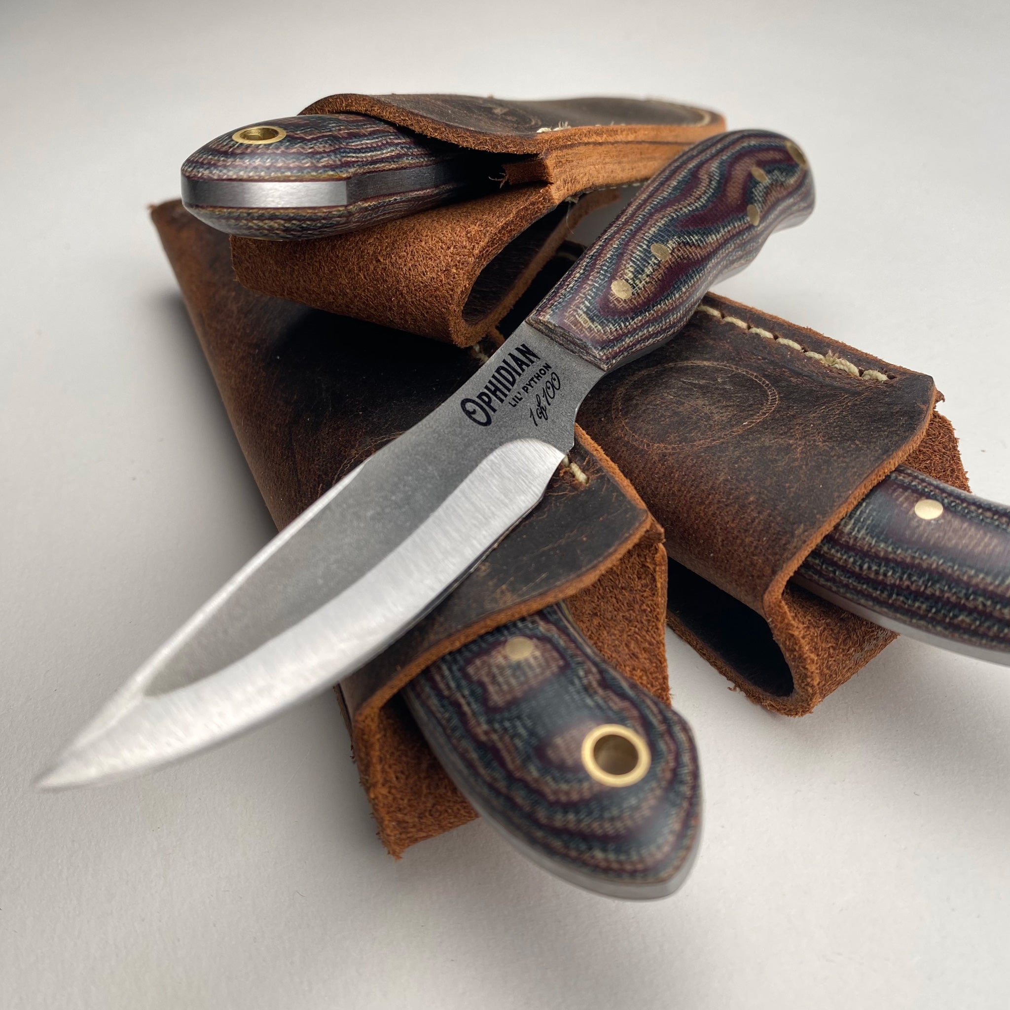 Python Woody The Ophidian Lil' Python SOLD OUT – Woody Brand Knives