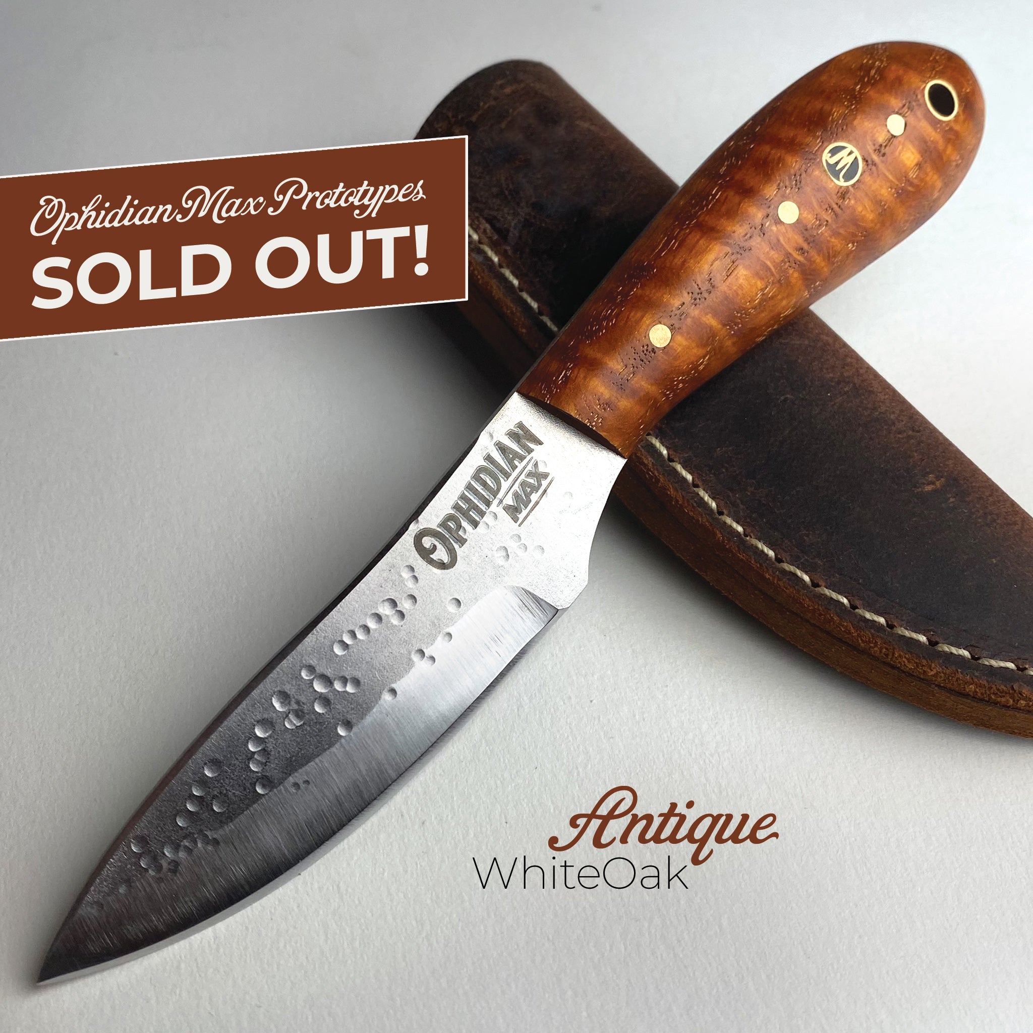 Ophidian MAX Prototypes – Woody Brand Knives