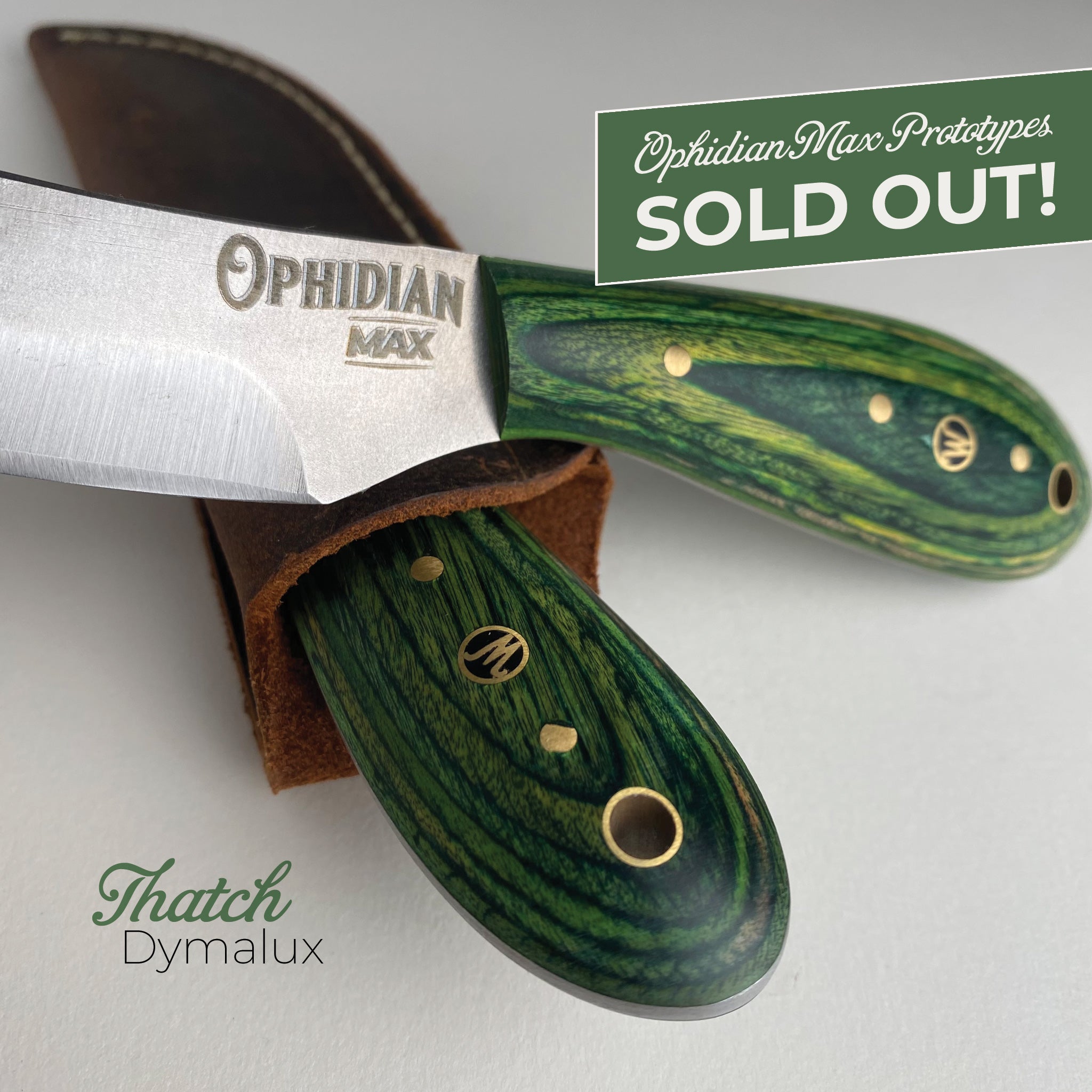 Ophidian MAX Prototypes – Woody Brand Knives