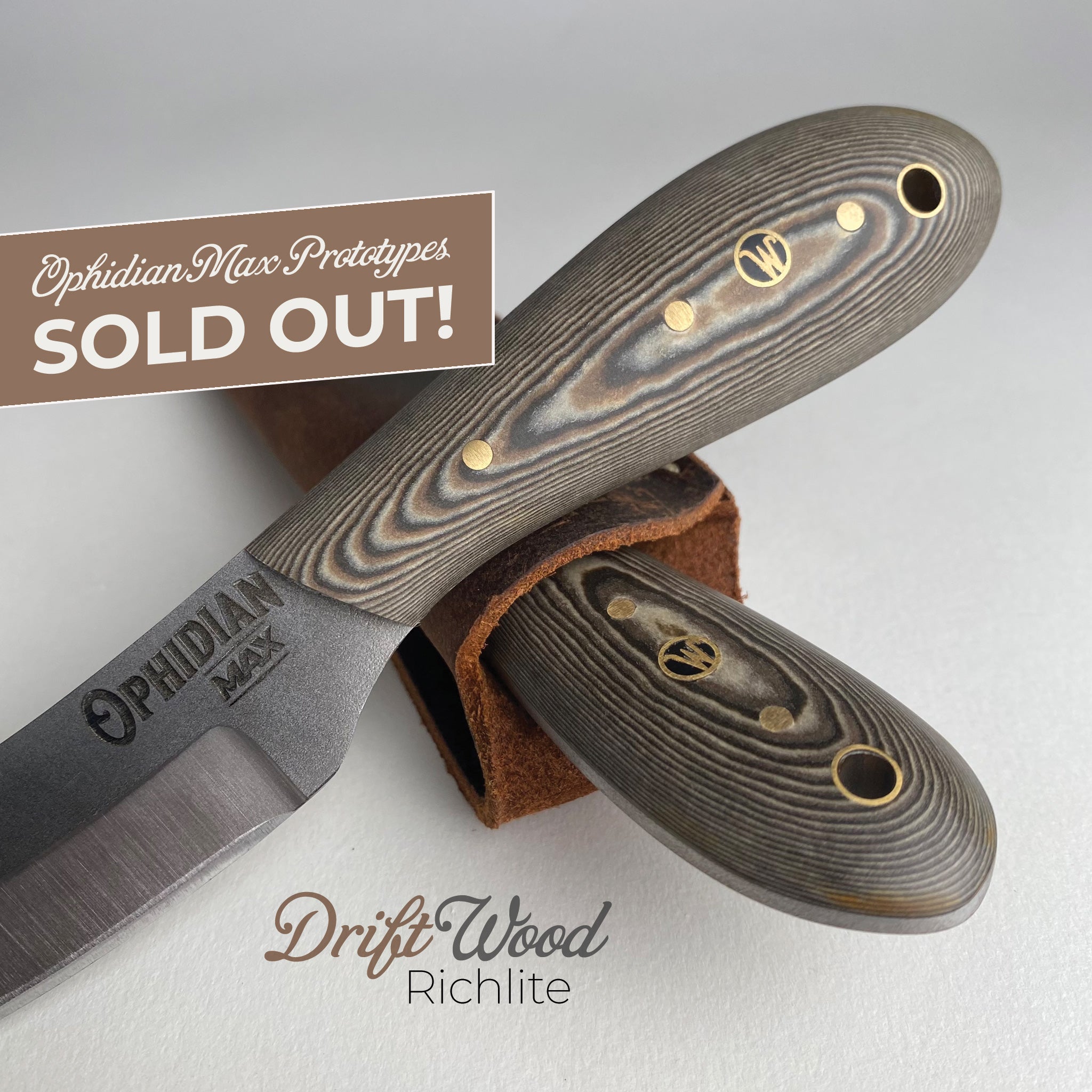 Ophidian MAX Prototypes – Woody Brand Knives