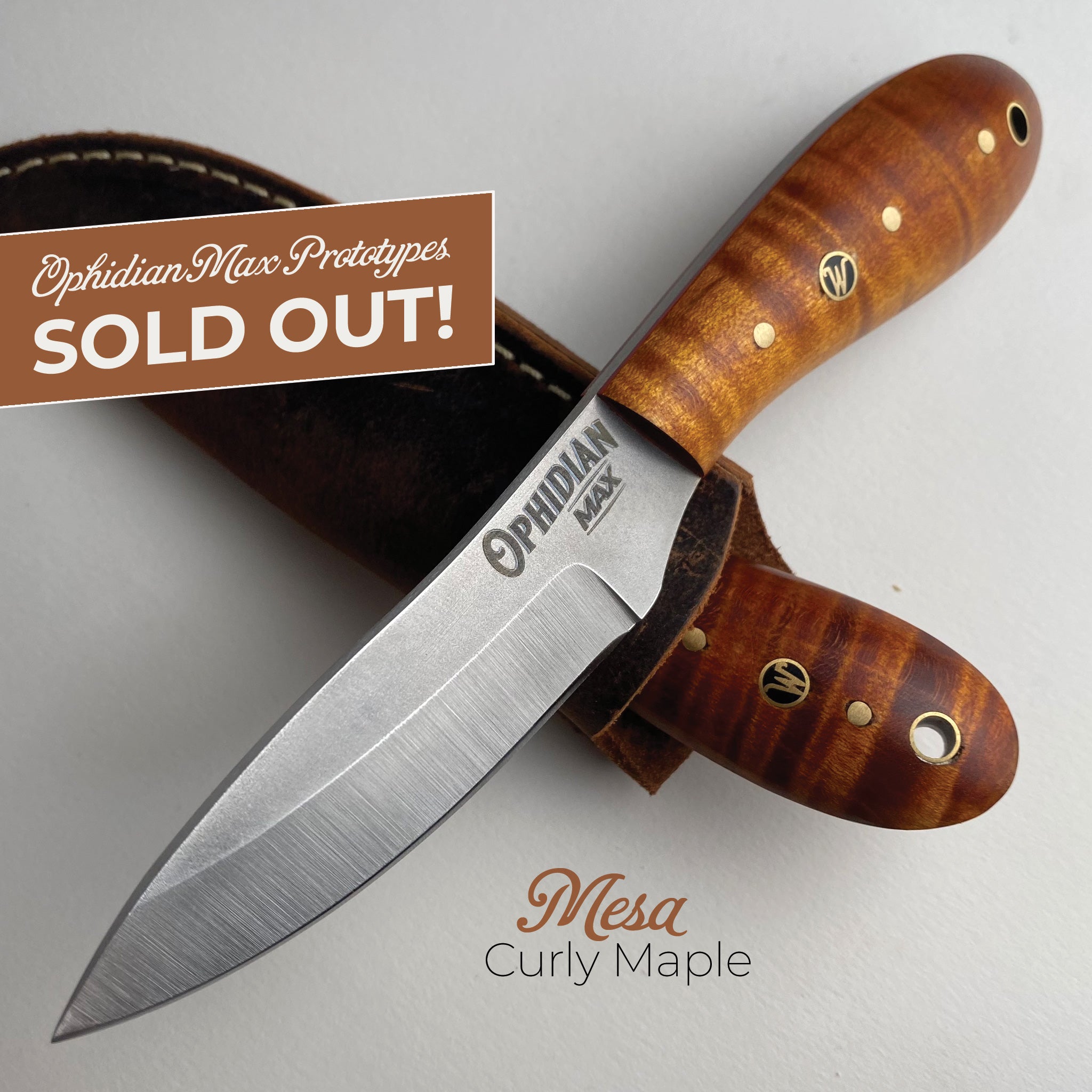 Ophidian MAX Prototypes – Woody Brand Knives