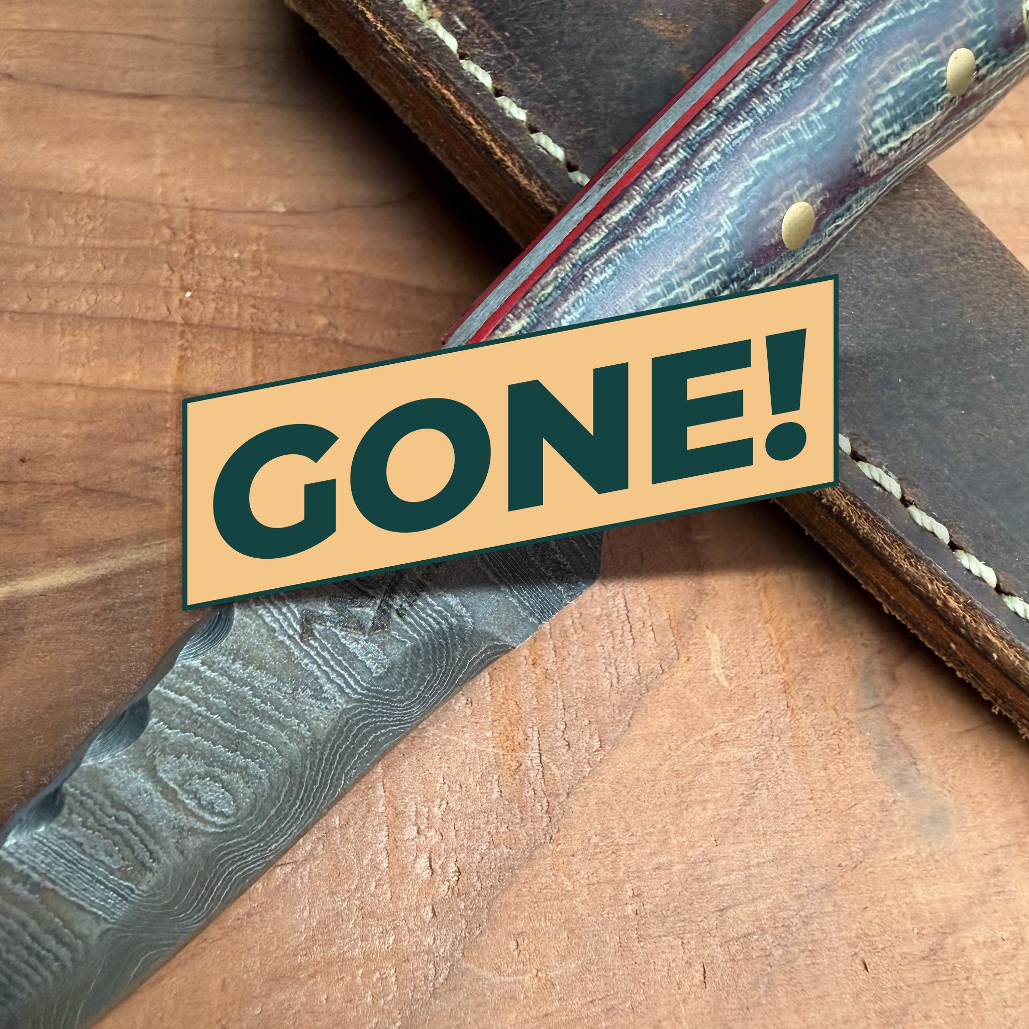 One & Only Damascus Python Micarta P'Cola