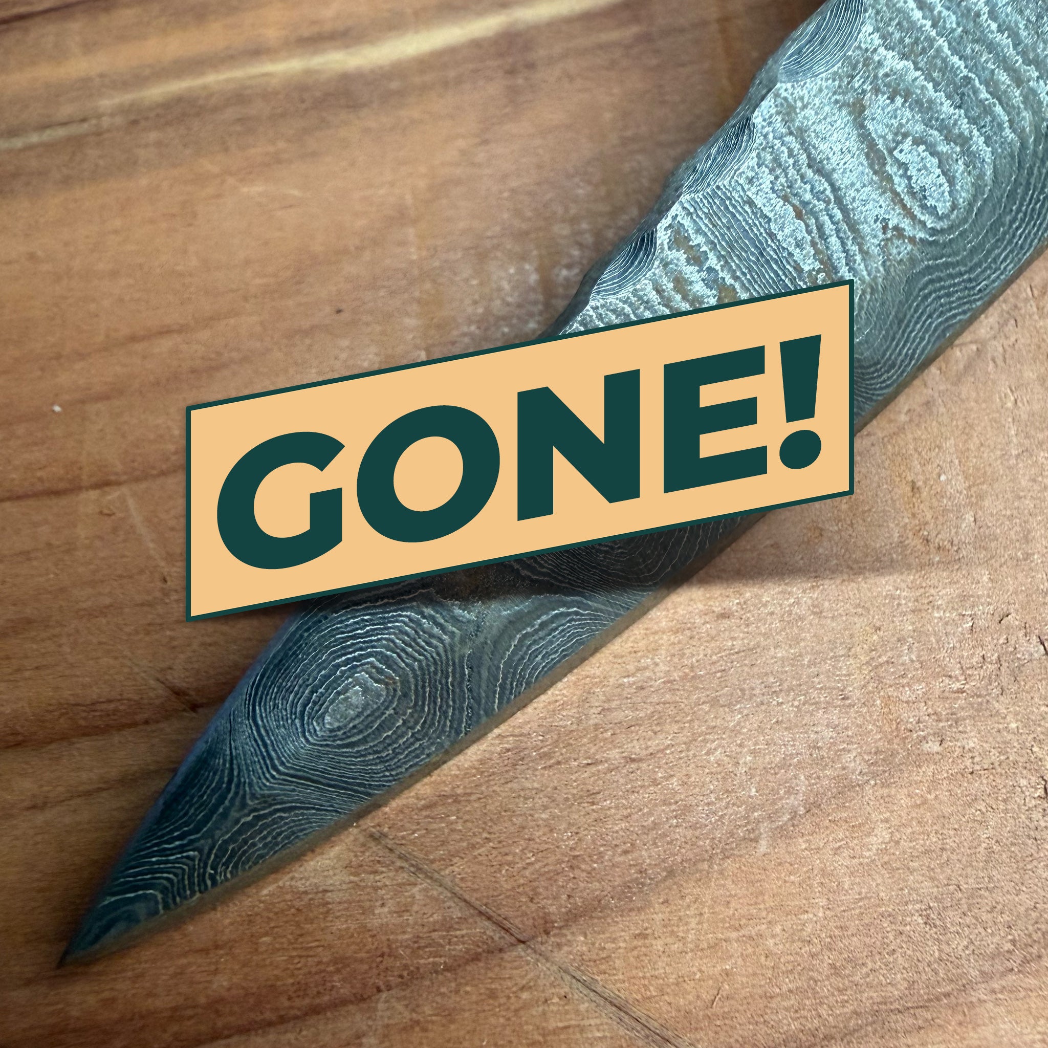 One & Only Damascus Python Micarta P'Cola