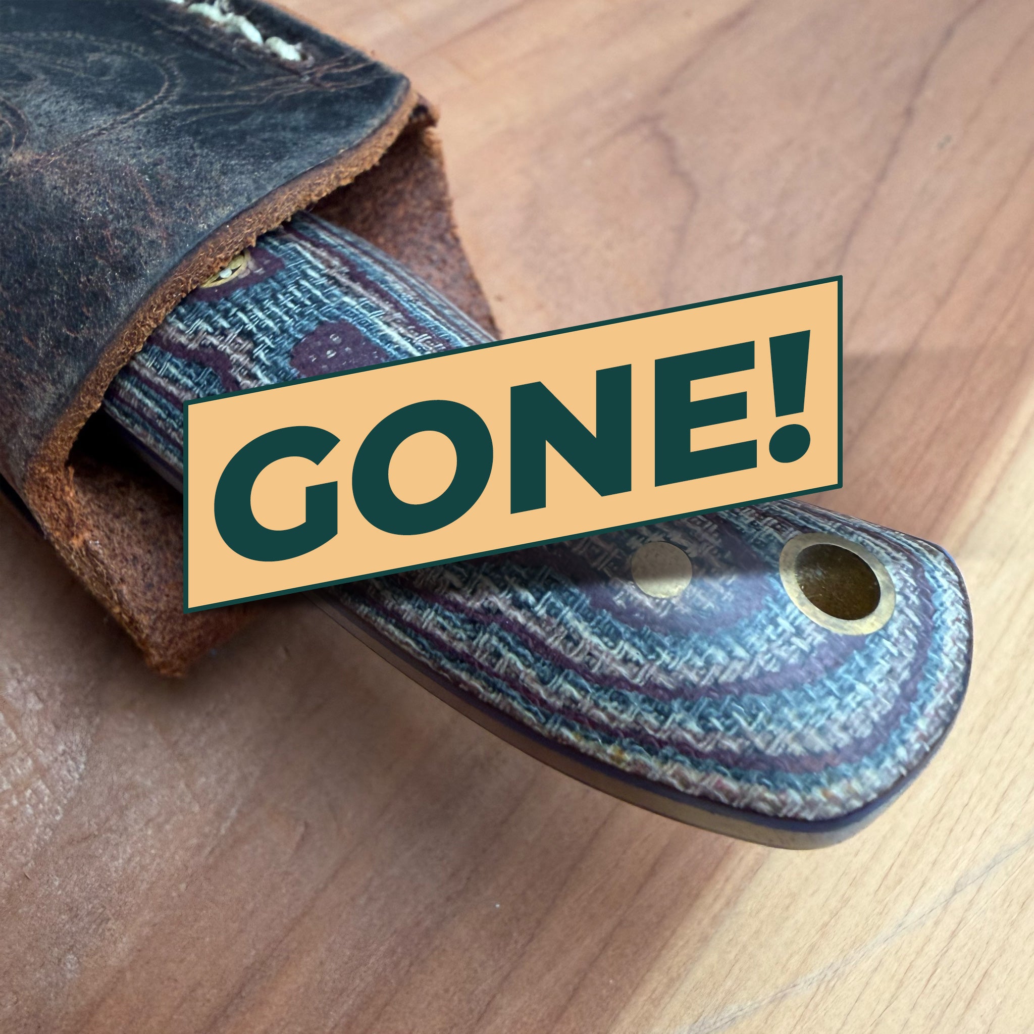 One & Only Damascus/Python Micarta PK