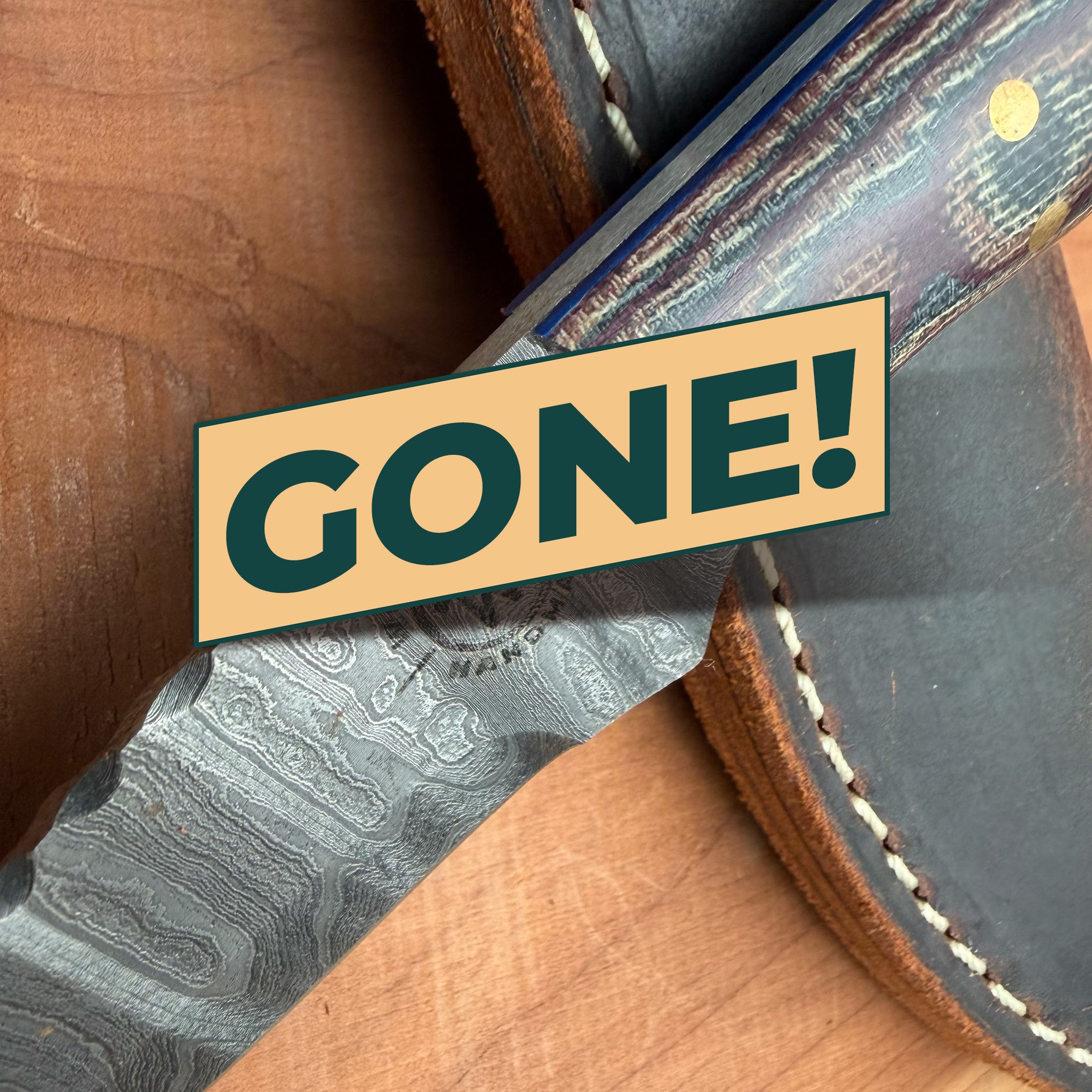 One & Only Damascus/Python Micarta PK