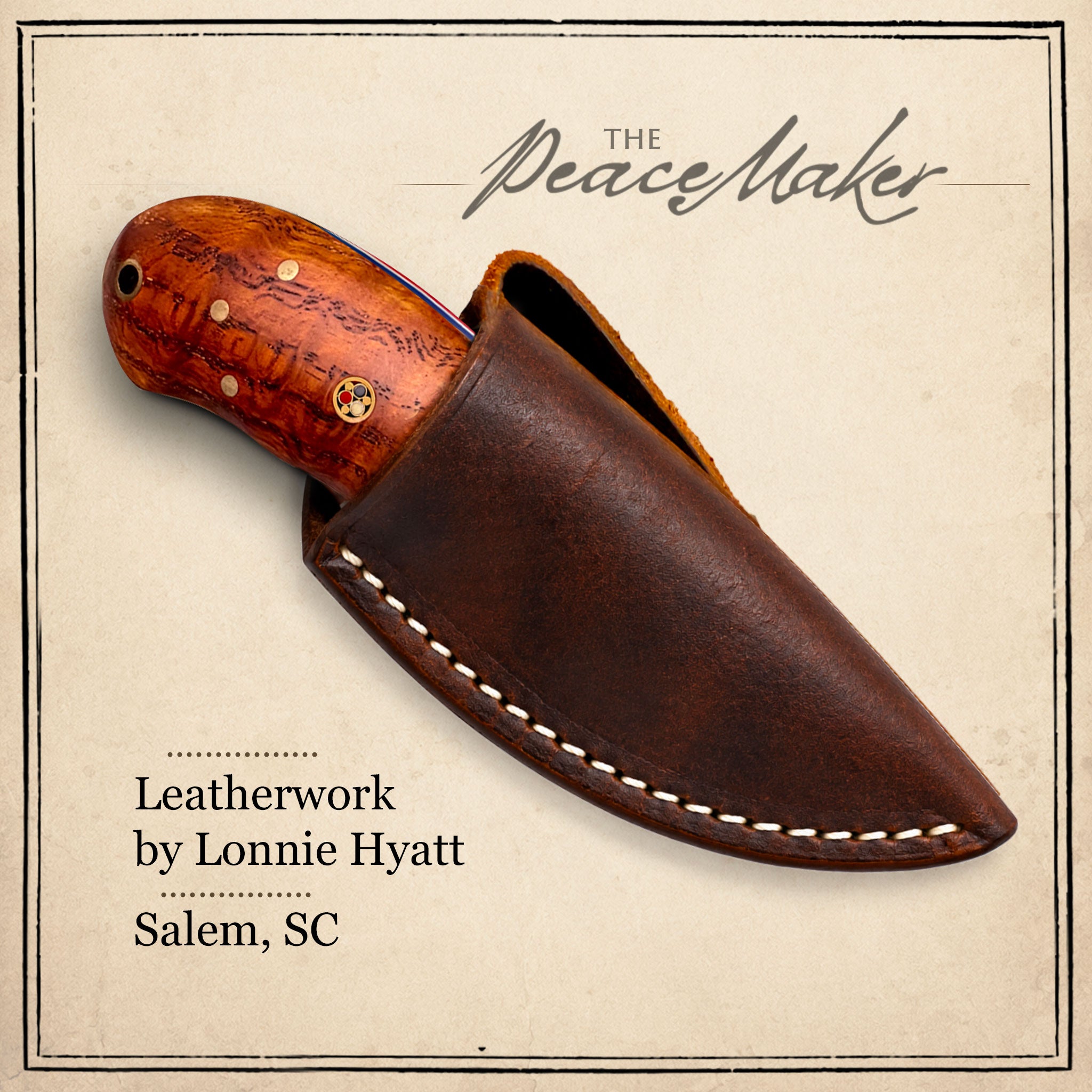 Handmade Bi-and-a-Half 5-1/2"" Frontier Peacemaker