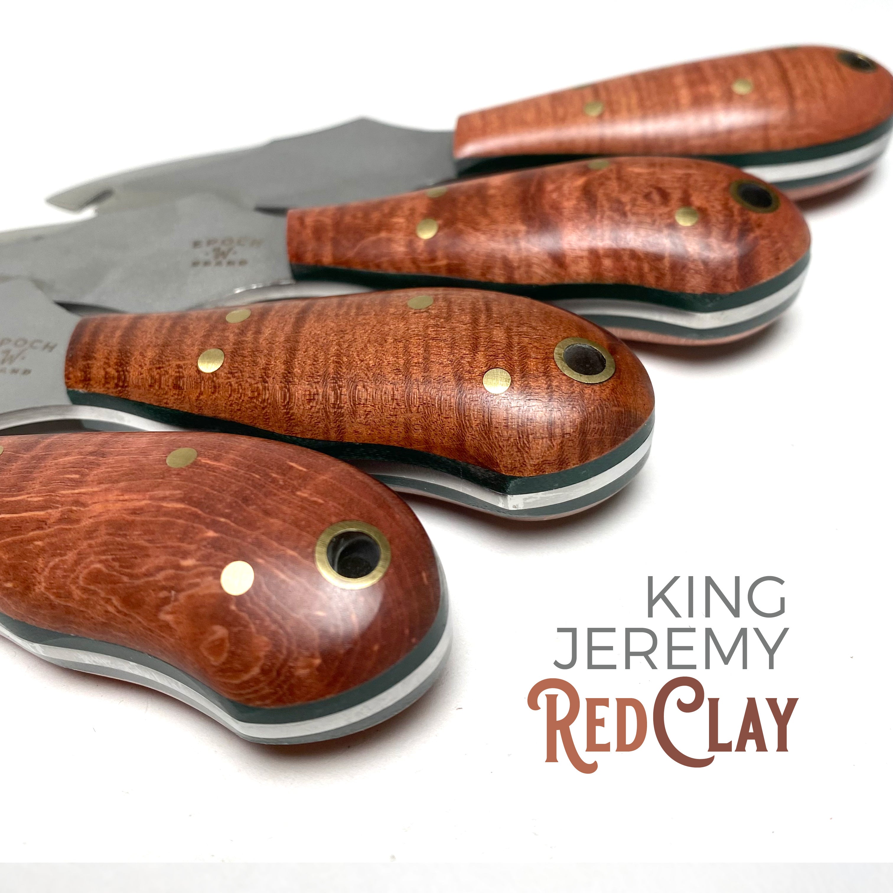 Red Clay Hand Embellished EPOCH King Jeremy