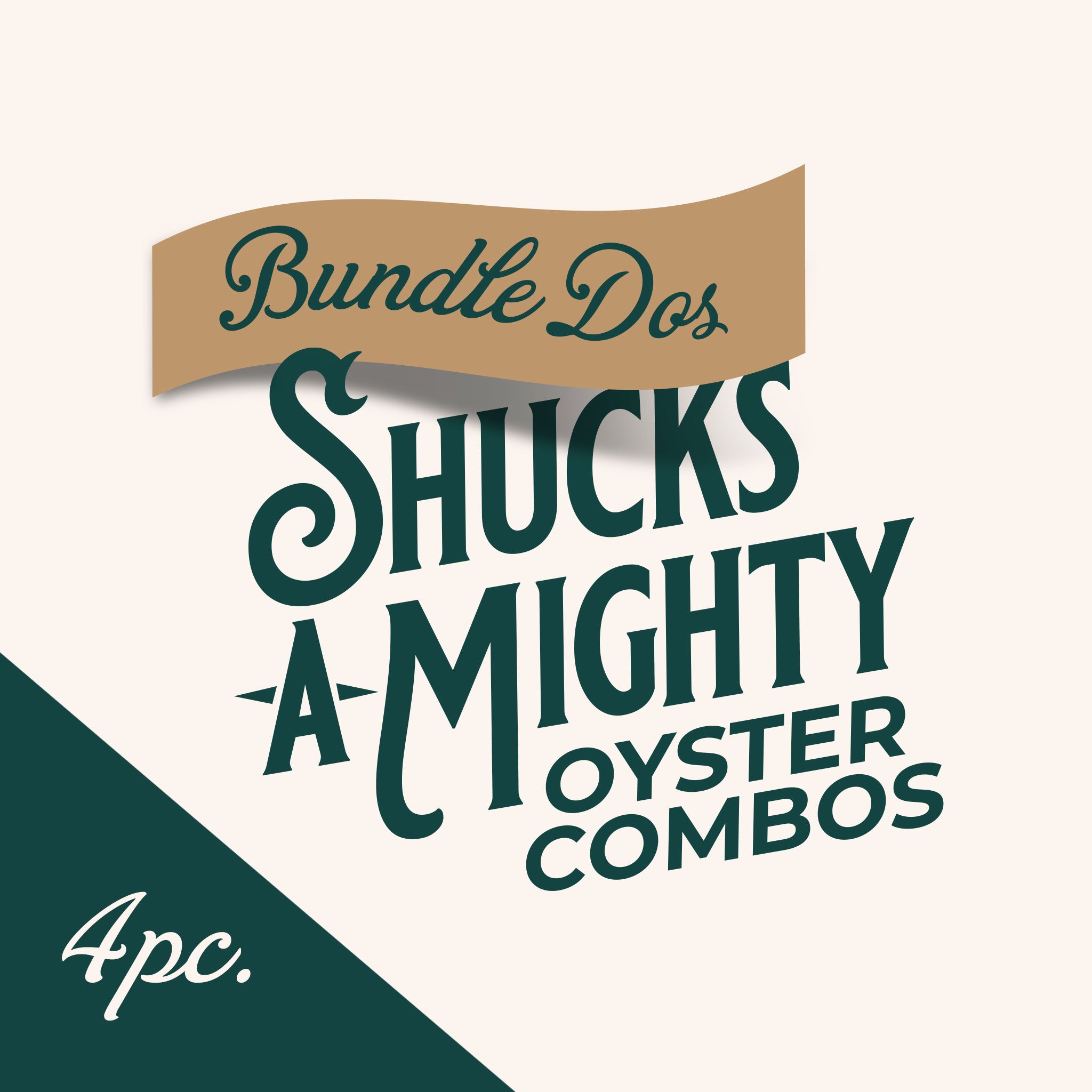 4 PIECE Shucks-A-Mighty Oyster Combo