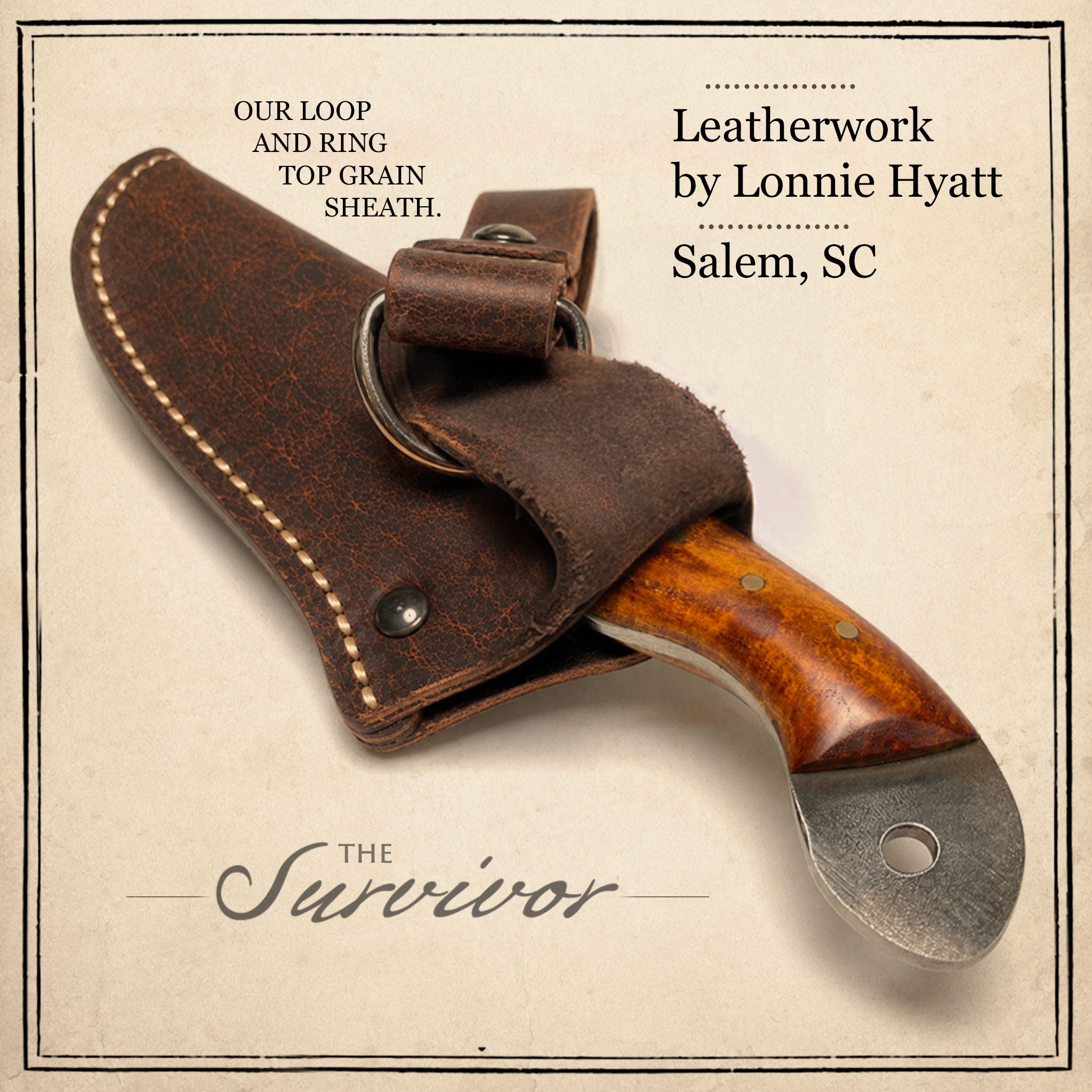 Handmade Bi-and-a-Half 12" Frontier Survivor